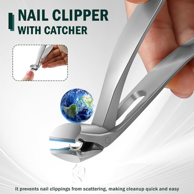 Detalle 1 de FVION angled head nail clippers for thick nails