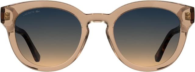 Detalle de Lacoste L6070s occhiali da sole donna con aste in metallo e logo dorato