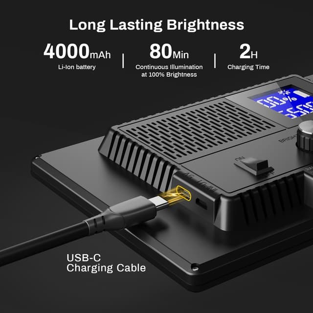 Thumbnail 3 de RALENO LED Video Light 4000mAh