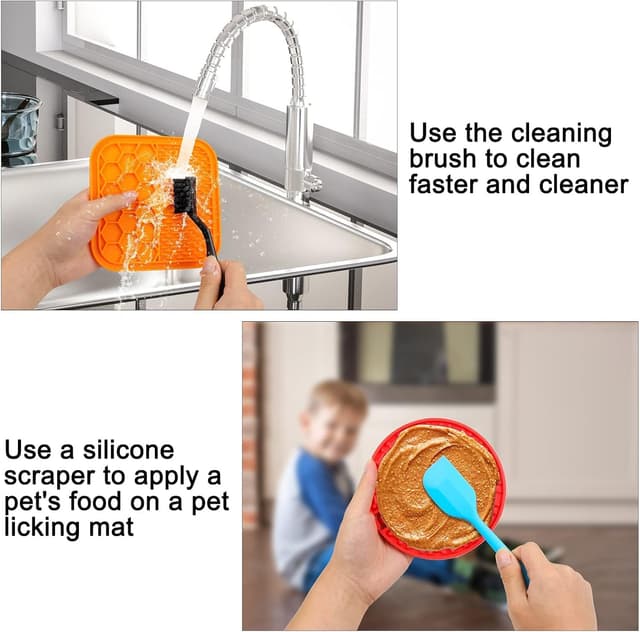 Detalle 2 de Hysagtek 3 pack lick mats for dogs