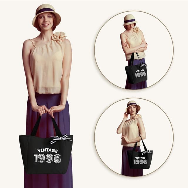 Detalle 1 de Personalisierte Shopper Bag 40. Geburtstag 15 l