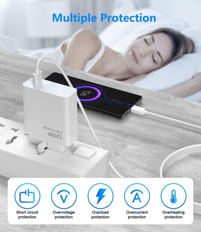 Thumbnail 4 de Xiaomi 120W Fast Charger with 3.3ft Type-C cable