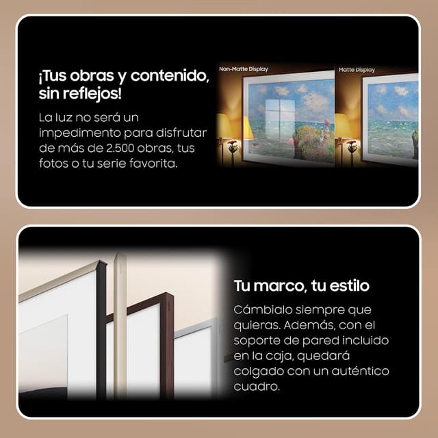 Detalle 2 de Samsung The Frame TQ65LS03DAUXXC 65" 4K