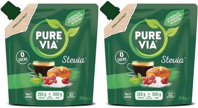 Imagen de Pure Via Doypack Stevia 250 g 🍯 en OfertitasTOP