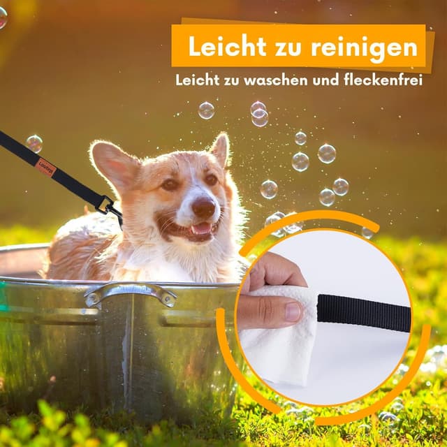 Detalle de Loutep Schleppleine fürs Training: Langleine für kleine bis große Hunde, wasserfest