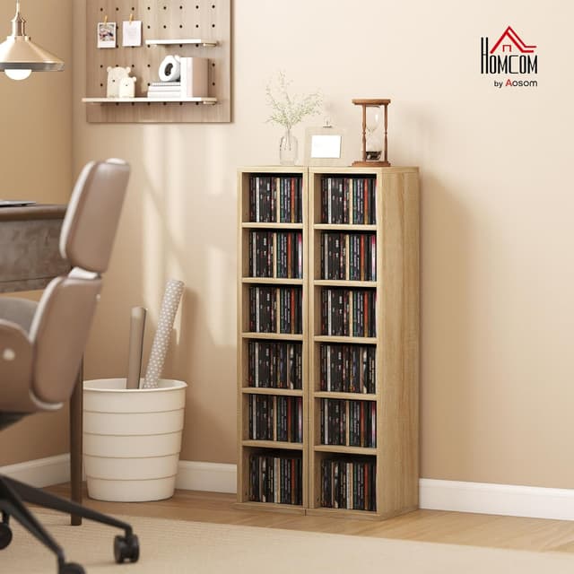 Thumbnail 1 de HOMCOM Lot de 2 étagères colonne 204 CD