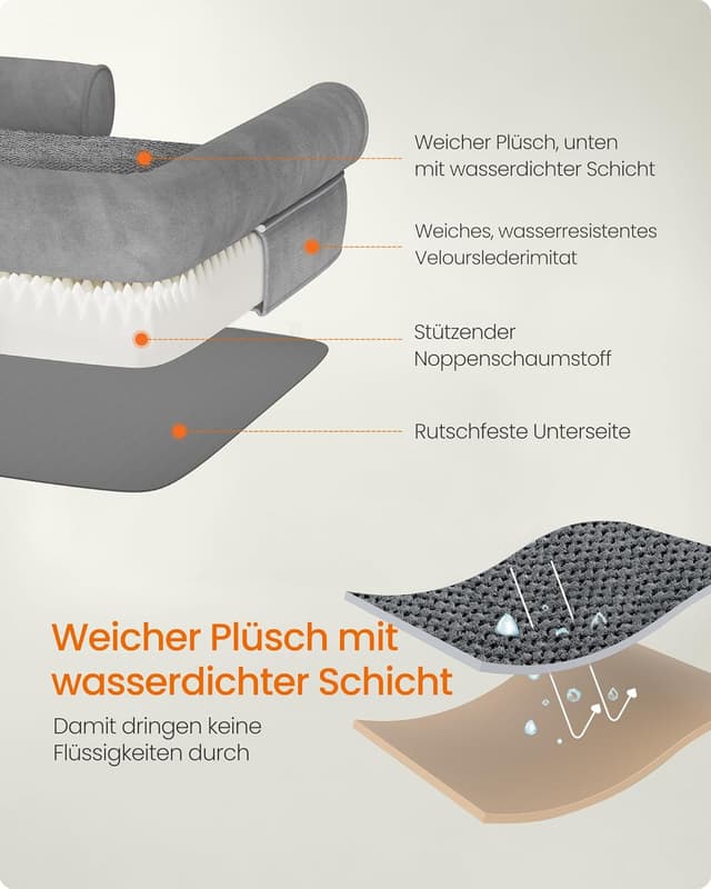 Thumbnail 5 de Feandrea orthopädisches Hundebett 120 x 85 cm