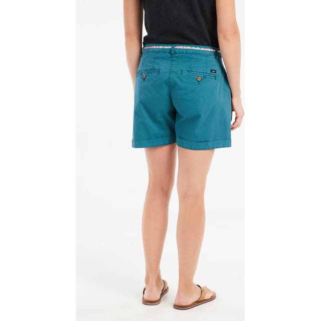 Detalle de Protest Pantalón corto de mujer Tulip: algodón con elastán para un look veraniego cómodo