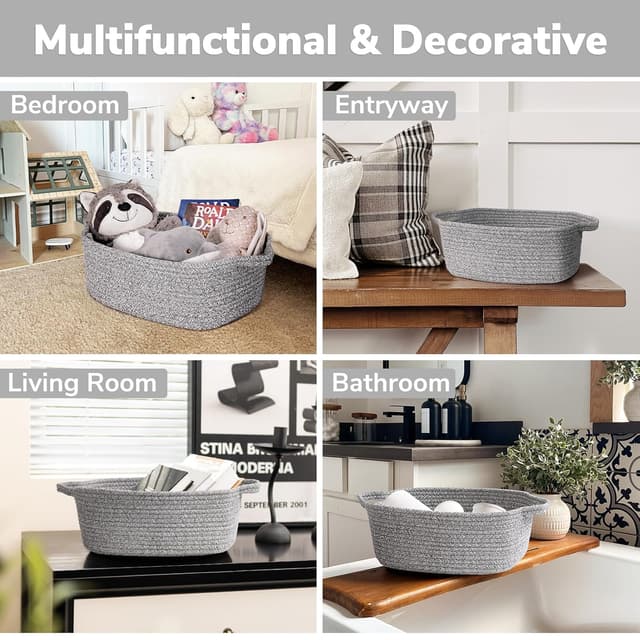 Thumbnail 4 de TIMEYARD Aufbewahrungskorb 33 x 25 x 12 cm