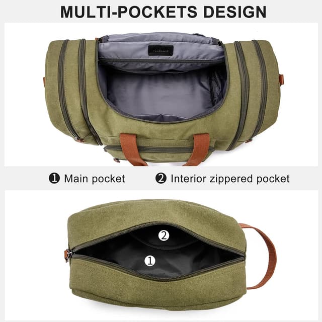 Thumbnail 5 de Sport Gym Duffel Bag 40L Green