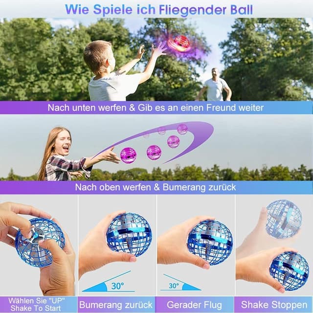 Detalle de ASORT Hover Fliegender Ball Mini Drohne 15–20 Min