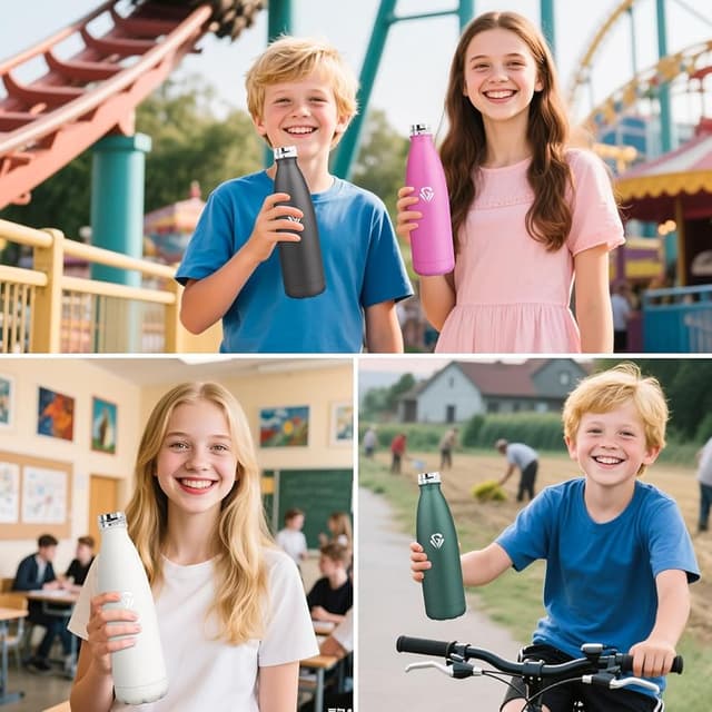 Detalle 2 de Boble Botella térmica 500 ml acero 304 para camping 🚰