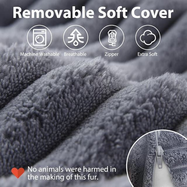 Thumbnail 4 de ENITYA 22" XL Back Pillow for Bed Reading with Arms ๐