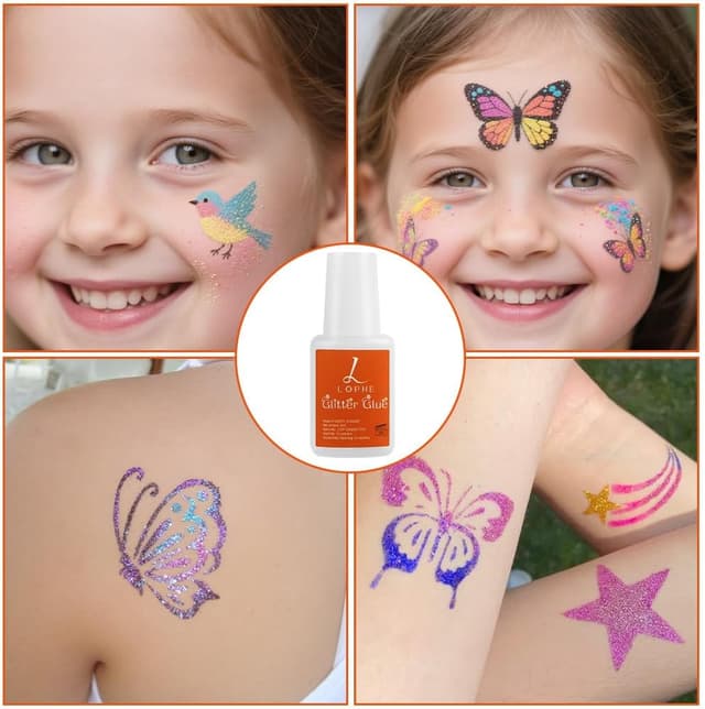 Thumbnail 5 de LOPHE Colla per tatuaggi glitterata 8 ml 🎨