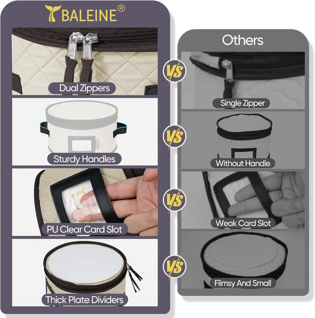 Thumbnail 5 de BALEINE Quilted Wine Glass Storage