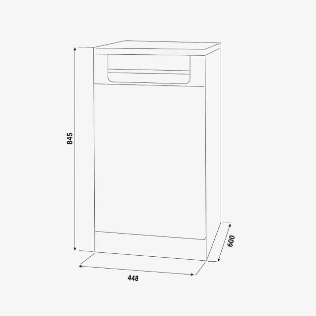 Detalle 2 de Fagor 4LVF-421X lavavajillas 10 servicios, 45 cm 🧽