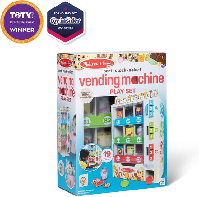 Detalle 2 de Melissa & Doug Sort-Stock-Select Wooden Vending Toy