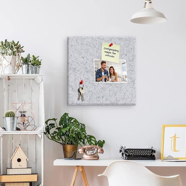 Detalle 2 de DASIAUTOEM Filz Pinnwand 30 x 30 cm