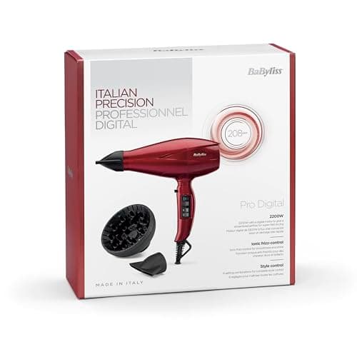 Thumbnail 7 de BaByliss 6001DE Secador profesional 2.200 W rojo 📱