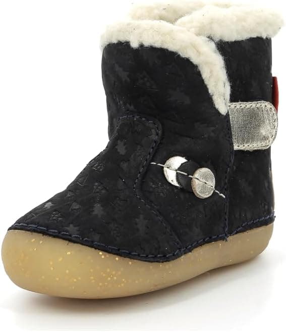 Detalle de Kickers Mädchen So WindyStiefelette – warme Fütterung für kühle Tage