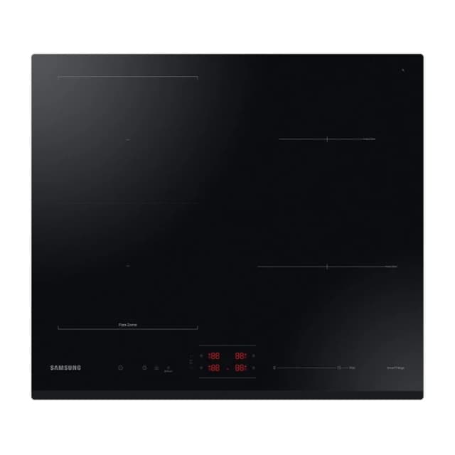 Detalle 2 de Samsung Flex Zone NZ64B5046GK placa de inducción de 4 zonas con Flex Zone y SmartThings