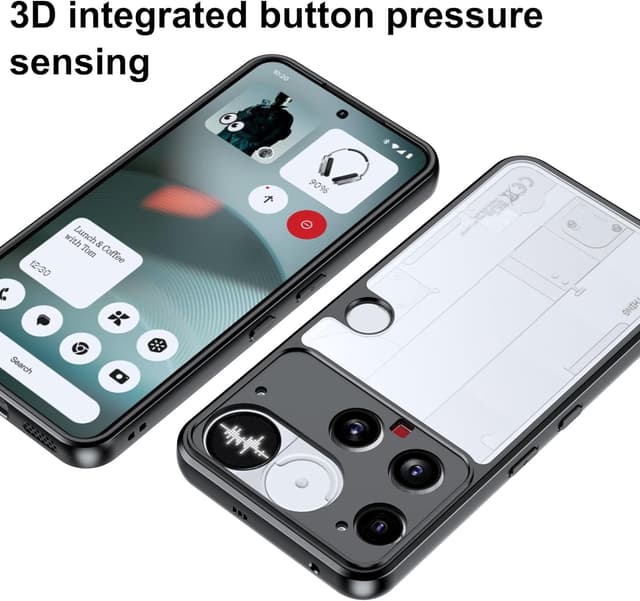 Thumbnail 6 de Fitudoos Hülle für Nothing Phone 3 – transparente PC-Rückseite gegen Kratzer und Fingerabdrücke