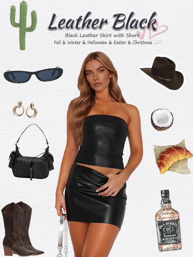 Detalle de Danysu Stretchy Mini Skorts Low Waist Skirt with Shorts & Side Slit