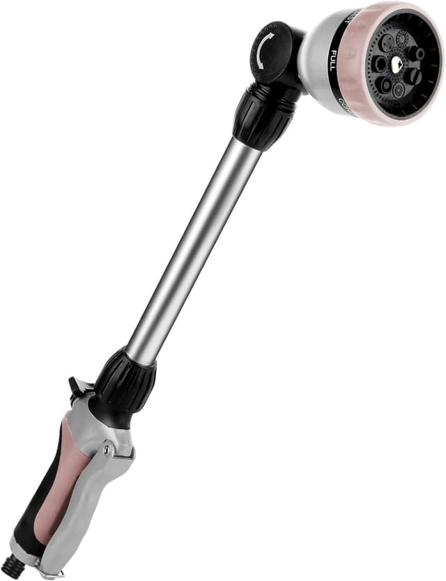 Thumbnail 6 de RESTMO Garten-Gießstab aus Metall (42 cm) mit schwenkbarem Kopf und 7 Sprühbildern