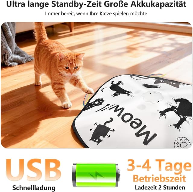 Thumbnail 5 de GoldenSun Katzenspielzeug 4‑in‑1 Wiederaufladbar