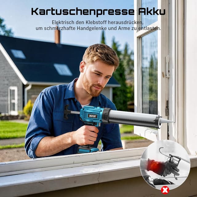 Thumbnail 1 de SEESII Akku-Kartuschenpresse 18V 300ml