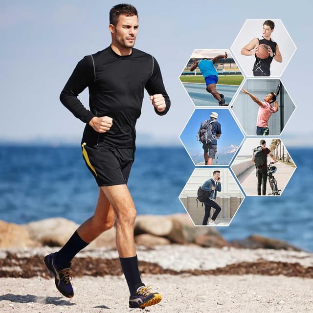 Thumbnail 2 de PUTUO Calze Antiscivolo Uomo 39-50 4 Paia