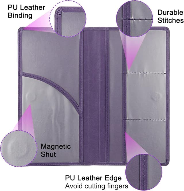 Detalle de LumiMokki car registration holder, Purple