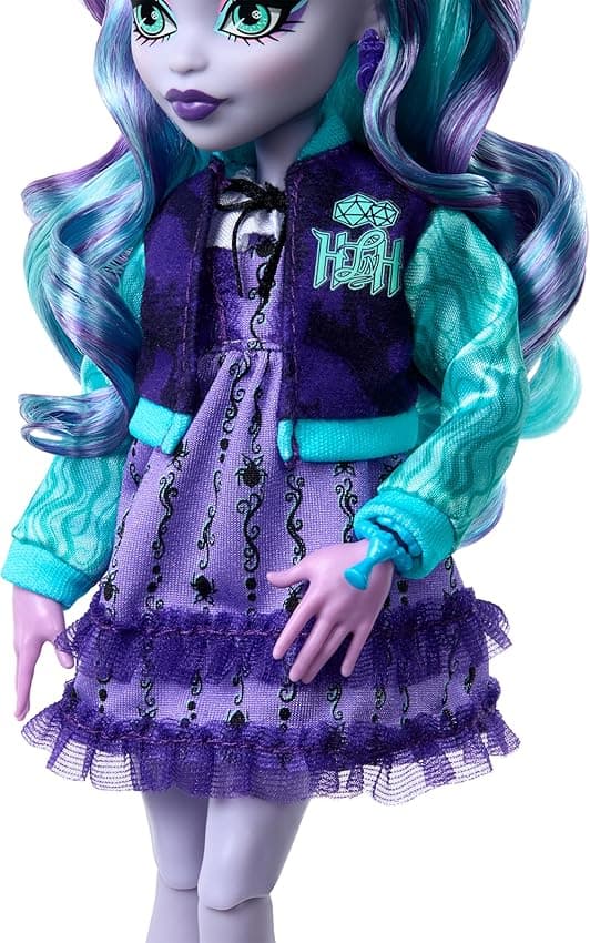 Detalle 2 de Monster High Fearbook Twyla 🎀, Muñeca con Estilo Universitario