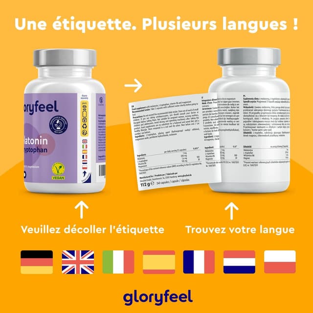 Thumbnail 5 de Complexe Mélatonine L-Tryptophane 240 gélules