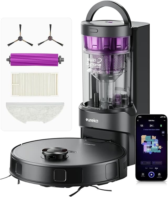 Imagen de Eureka E20 Plus Robot Aspirador 🧹: Potente y Autovaciado en OfertitasTOP
