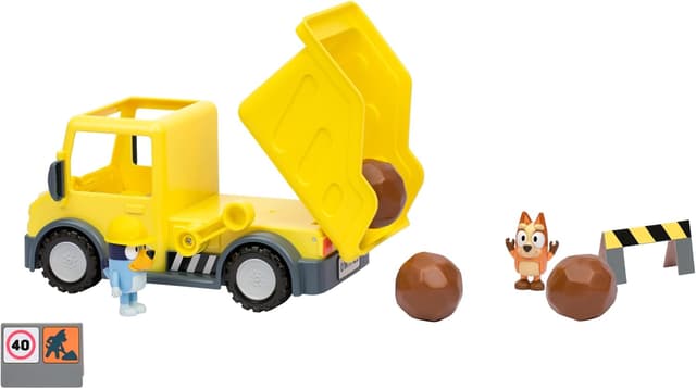 Detalle 1 de Bluey Dump Truck Toy Playset