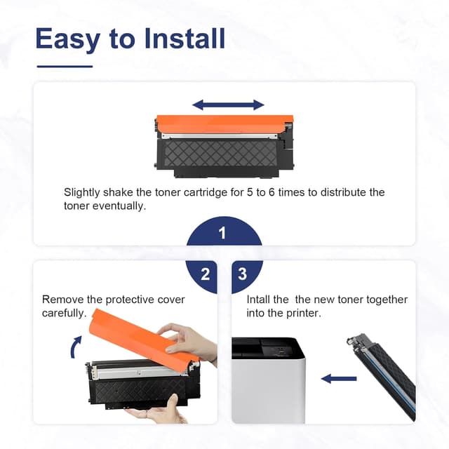 Detalle de colorfly 117A Toner kompatibel (Set) für HP 117A, schwarz – Multipack für Color Laser MFP 178/179 und 150