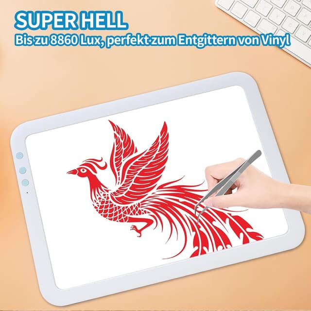 Thumbnail 4 de TOHETO A4 Leuchttisch mit Akku 3500mAh