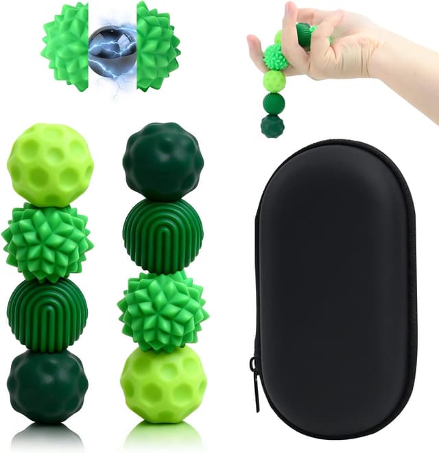 Detalle de Bolas Magnéticas Antiestrés 8 piezas