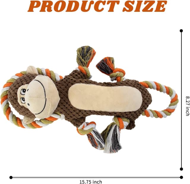 Thumbnail 3 de CneeeeeB Plush Squeaky Dog Toy for Large Breeds