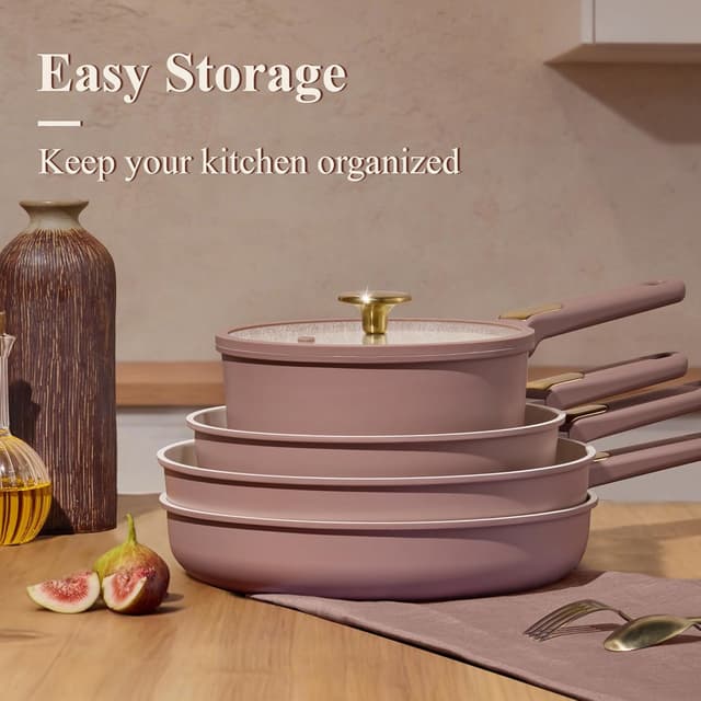 Thumbnail 4 de CAROTE Ceramic Cookware 17-Piece Set