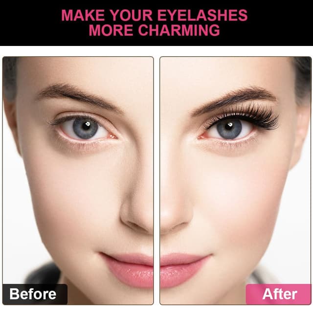 Detalle 2 de LOPHE Magnetische Wimpern mit Eyeliner & Wimpernclip – 10 Paare 3D Lashes Set