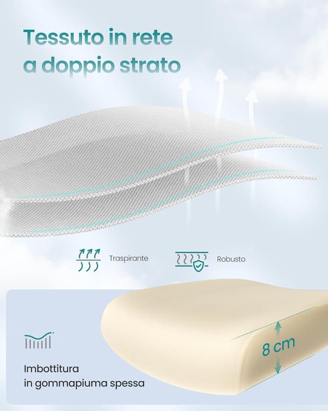 Thumbnail 5 de SONGMICS Sedia Ergonomica OBN041G01 con Supporto Lombare