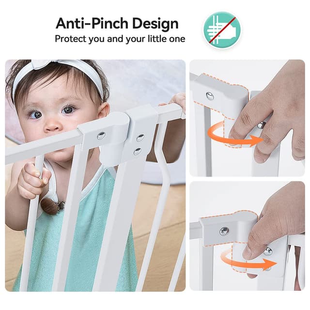 Thumbnail 3 de COMOMY Treppenschutzgitter Ohne Bohren 75–123 cm