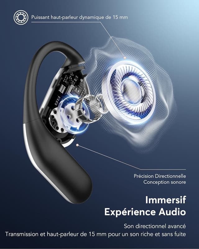 Thumbnail 6 de Paekole Écouteurs de traduction vocale 3 en 1 Bluetooth 6.1 (198 langues) autonomie jusqu’à 80 h