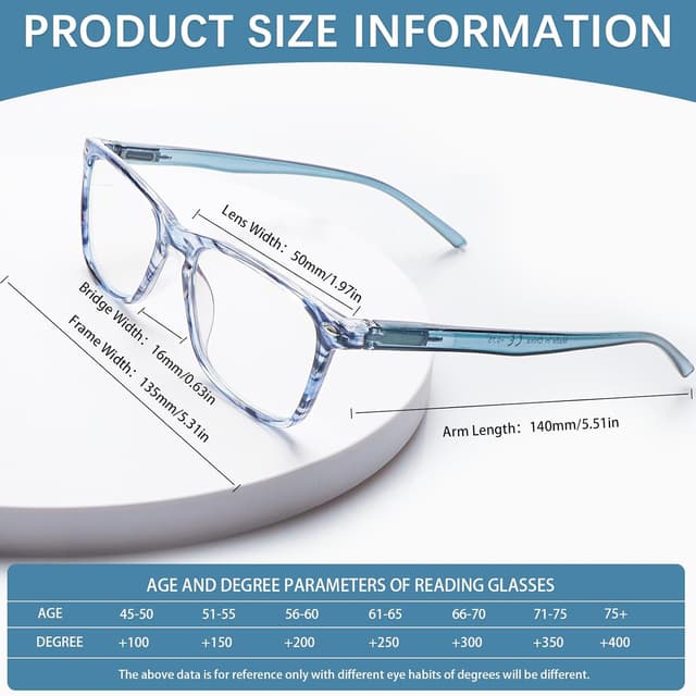 Thumbnail 6 de ZONLON 4 Pack Ladies Reading Glasses Blue Light Blocking with Spring Hinges