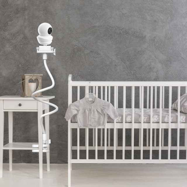 Detalle de EYSAFT Baby Monitor Holder clamp for Babysense MaxView 2CAM / HDS2-1CAM / MaxView 1CAM