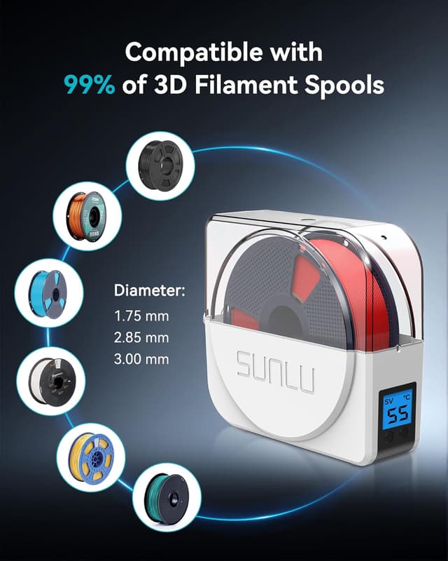 Thumbnail 4 de SUNLU S1 Plus Filamenttrockner 1.75–3.00 mm