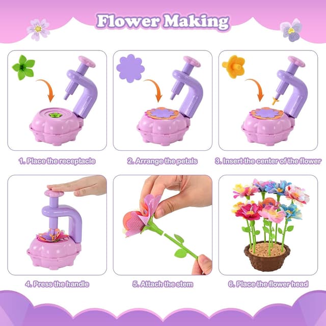 Thumbnail 6 de BlueSwan Craft Kits DIY Fabric Flowers kit 🎨