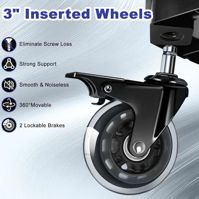 Thumbnail 4 de FREEKYROCK Rolling Shop Stool 330 LBS